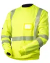 Collegepaita Hi-Vis kelta-musta EN20471 LK.2, Priha M