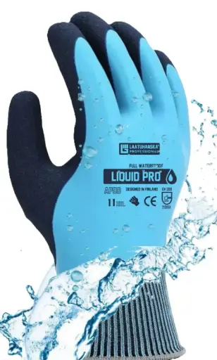 Liquid-Grip vedenpitävä lateksikäsine 12Paria/nippu 9