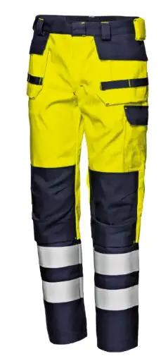 Multinormi kelta/marin riipputaskuhousut Sir Safety
