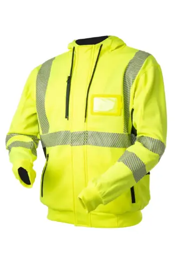 Priha huomiovärinen College hupparitakki kelta/musta - 4323